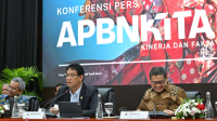 Menteri Keuangan (Menkeu), Purbaya Yudhi Sadewa, dalam Konferensi Pers APBN Kita di Kementerian Keuangan, Jakarta Pusat, Kamis, 18/12/2025. | Dok Kementerian Keuangan RI