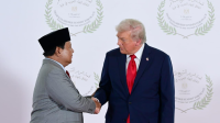 Presiden RI Prabowo Subianto dan Presiden AS Donald Trump. | Dok Kemensetneg RI