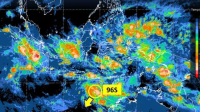 BMKG mendeteksi bibit siklon tropis 96S. | Dok BMKG