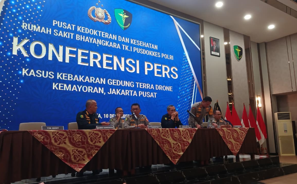 RS Polri Pastikan Pemulangan Jenazah Korban Kebakaran Terra Drone Gratis