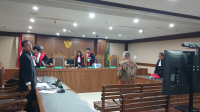 Eks Direktur Komersial PT Perusahaan Gas Negara (PGN) Danny Praditya di ruang sidang Pengadilan Tipikor Jakarta, Senin, 29/12/2025 | Syahrul Baihaqi/Forum Keadilan