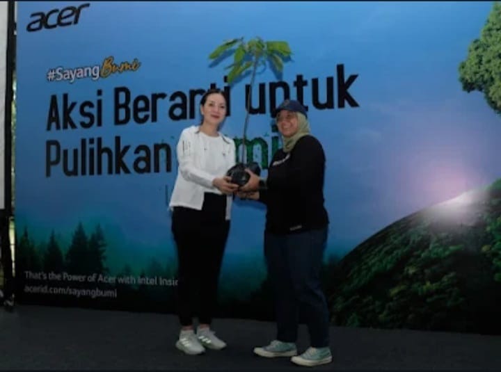 Acer Indonesia Perkuat Komitmen Keberlanjutan Lewat Pengelolaan 3 Ton e-Waste dan Penanaman 2.000 Pohon