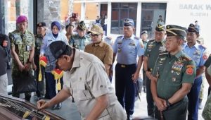 Peresmian fasilitas pendidikan Sekolah Pendidikan Pertama Perwira Prajurit Karier TNI di lingkungan Kodiklat TNI oleh Menteri Pertahanan (Menhan) Sjafrie Sjamsoeddin | Instagram @kemhanri