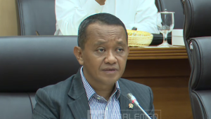 Menteri Energi dan Sumber Daya Mineral (ESDM) Bahlil Lahadalia dalam Rapar Kerja bersama Komisi XII DPR RI, di Kompleks Parlemen, Senayan, Jakarta, Kamis, 22/1/2026 | YouTube TVR Parlemen