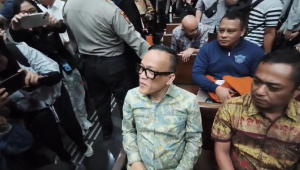 Bekas Wakil Menteri Ketenagakerjaan (Wamenaker) Immanuel Ebenezer atau Noel menjelang sidang pembacaan surat dakwaan di kasus tersebut di Pengadilan Tindak Pidana Korupsi (Tipikor) Jakarta, Senin, 19/1/2026 | Ist