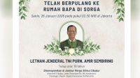 Letjen TNI (Purn) Amir Sembiring Wafat di Usia 78 Tahun | Ist