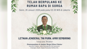 Letjen TNI (Purn) Amir Sembiring Wafat di Usia 78 Tahun | Ist