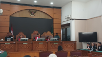 Sidang pembacaan replik Laras Faizati di Pengadilan Negeri Jakarta Selatan, Rabu, 7/1/2026 | Syahrul Baihaqi/Forum Keadilan
