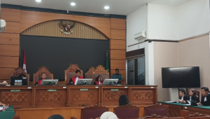 Sidang pembacaan replik Laras Faizati di Pengadilan Negeri Jakarta Selatan, Rabu, 7/1/2026 | Syahrul Baihaqi/Forum Keadilan