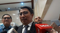 Calon Deputi Gubernur BI Solikin M. Juhro, di Komplek Parlemen, Senayan, Jakarta, Jumat, 23/1/2026 | Novia Suhari/Forum Keadilan