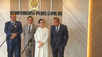 Jajaran Pimpinan DPR RI, di Kompleks Parlemen, Senayan, Jakarta, Selasa, 13/1/2026 | Novia Suhari/Forum Keadilan
