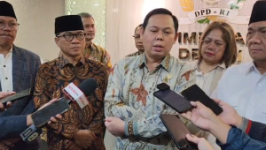 Ketua DPD RI Sultan Najamudin, di Kompleks Parlemen, Senayan, Jakarta, Jumat, 23/1/2026 | Novia Suhari/Forum Keadilan