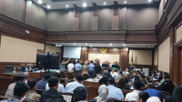 Sidang pemeriksaan saksi kasus dugaan korupsi tata kelola minyak mentah Pertamina di Pengadilan Tipikor Jakarta, Selasa, 6/1/2025 | Syahrul Baihaqi/Forum Keadilan