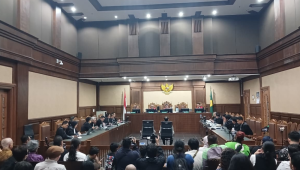 Sidang lanjutan Nadiem Makarim di Pengadilan Tipikor Jakarta, Kamis, 8/1/2026 | Syahrul Baihaqi/Forum Keadilan