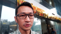 Juru Bicara KPK Budi Prasetyo di Gedung KPK, Jakarta, Jumat, 9/1/2026 | Muhammad Reza/Forum Keadilan