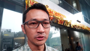 Juru Bicara KPK Budi Prasetyo di Gedung KPK, Jakarta, Jumat, 9/1/2026 | Muhammad Reza/Forum Keadilan
