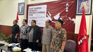 Dewan Pengurus Pusat Persatuan Alumni Gerakan Mahasiswa Nasional Indonesia (DPP PA GMNI) dalam Refleksi Kebangsaan 2025 dan Proyeksi 2026 di Jakarta, Senin, 5/1/2026. | Ist