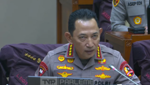 Kapolri Jenderal Listyo Sigit Prabowo dalam kesimpulan rapat kerja bersama Komisi III DPR, di Kompleks Parlemen, Senayan, Jakarta, pada Senin, 26/1/2026. | YouTube TVR Parlemen