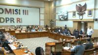Rapat kerja Komisi III DPR RI | YouTube TVR Parlemen