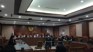 5 terdakwa kasus bank Jatim divonis 8-14 tahun penjara, Jumat, 9/1/2026 | Syahrul Baihaqi/Forum Keadilan