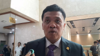 Ketua Komisi III DPR RI dari Fraksi Partai Gerindra Habiburokhman, di Kompleks Parlemen, Senayan, Jakarta, Selasa, 27/1/2026 | Novia Suhari/Forum Keadilan