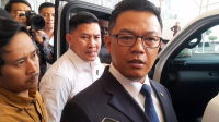 Menteri Luar Negeri Sugiono, di Kompleks Parlemen, Senayan, Jakarta, Selasa, 27/1/2026 | Novia Suhari/Forum Keadilan