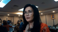 Anggota Komisi XIII DPR RI Fraksi PDI Perjuangan Rieke Diah Pitaloka di Kompleks Parlemen, Senayan, Jakarta, Senin, 19/1/2026 | Novia Suhari/Forum Keadilan