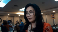 Anggota Komisi XIII DPR RI Fraksi PDI Perjuangan Rieke Diah Pitaloka di Kompleks Parlemen, Senayan, Jakarta, Senin, 19/1/2026 | Novia Suhari/Forum Keadilan