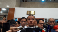 Menteri ESDM Bahlil Lahadalia, di Kompleks Parlemen, Senayan, Jakarta, Kamis, 22/1/2026 | Novia Suhari/Forum Keadilan