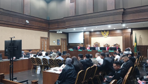 Sidang pemeriksaan saksi kasus dugaan korupsi tata kelola minyak mentah Pertamina di Pengadilan Tipikor Jakarta, Selasa, 6/1/2025 | Syahrul Baihaqi/Forum Keadilan