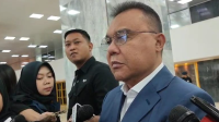 Ketua Harian DPP Gerindra sekaligus Waka DPR RI Sufmi Dasco, di KomplekS Parlemen, Senayan, Jakarta, Rabu, 21/1/2026 | Novia Suhari/Forum Keadilan