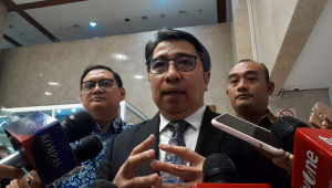 Calon Deputi Gubernur BI Solikin M. Juhro, di Komplek Parlemen, Senayan, Jakarta, Jumat, 23/1/2026 | Novia Suhari/Forum Keadilan