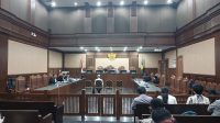 Ariyanto bakri di sidang tuntutan di Pengadilan Tipikor Jakarta Pusat, Rabu, 18/2/2026. | Syahrul Baihaqi/ Forum Keadilan