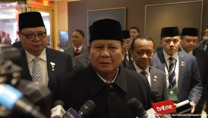 Presiden Prabowo Subianto setelah menghadiri Konferensi Tingkat Tinggi Dewan Perdamaian (KTT BoP) Gaza perdana di Washington DC, Amerika Serikat, Kamis, 19/2/2026 siang waktu setempat | YouTube Sekretariat Presiden