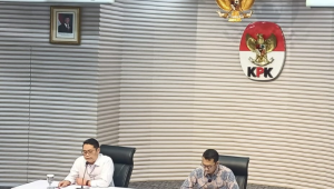 Plt Deputi Penindakan dan Eksekusi KPK Asep Guntur Rahayu di Gedung Merah Putih KPK, Jakarta, Kamis, 5/2/2026 | Muhammad Reza/Forum Keadilan