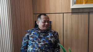 Ketua Fraksi Partai Golkar DPR RI Sarmuji, di Kompleks Parlemen, Senayan, Jakarta, Kamis, 12/2/2026 | Novia Suhari/Forum Keadilan