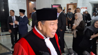 Hakim Konstitusi Arief Hidayat di Gedung Mahkamah Konstitusi, Rabu, 4/2/2026 | Syahrul Baihaqi/Forum Keadilan