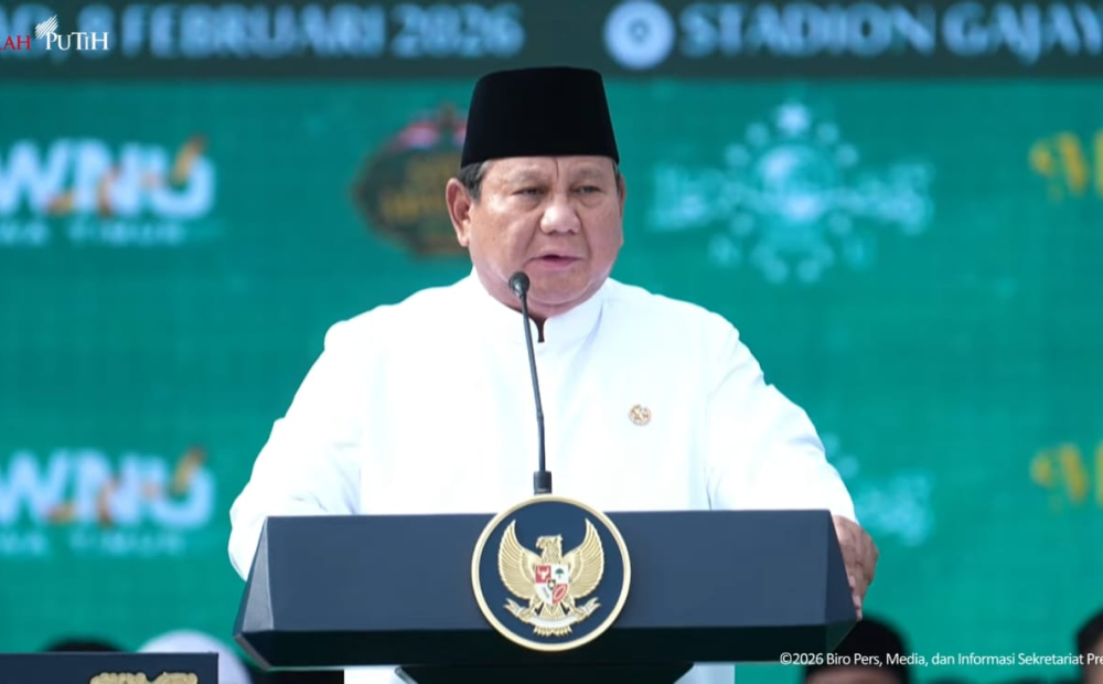 Prabowo Klaim Tak Akan Mundur Berantas Korupsi di Hadapan Warga NU