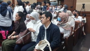 Muhammad Kerry Adrianto Riza di sidang pembacaan tuntutan di Pengadilan Tipikor Jakarta, Jumat, 13/2/2026 | Syahrul Baihaqi/Forum Keadilan