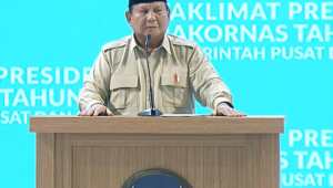 Presiden Prabowo Subianto di acara Rakornas Pemerintah Pusat dan Daerah Tahun 2026 di Sentul, Bogor, Jawa Barat, Senin, 2/2/2026 | YouTube Sekretariat Presiden