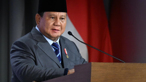Presiden Prabowo Subianto saat memberikan sambutan pada Gala Iftar Dinner Business Summit di U.S. Chamber of Commerce, Washington DC, pada Rabu, 18 Februari 2026. | Dok BPMI Setpres/Cahyo