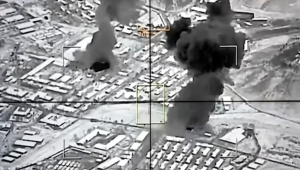 Asap mengepul usai serangan Pakistan, di Kabul, Afghanistan, dalam gambar diam ini yang diambil dari video yang dirilis pada Jumat, 27/2/2026. | Dok Pakistani security forces via REUTERS