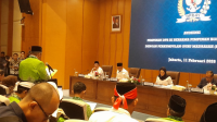 Suasana audiensi antara Persatua Guru Madrasah Indonesia bersama dengan Pimpinan DPR RI, di Kompleks Parlemen Senayan, Jakarta, Rabu, 11/2/2026 | Novia Suhari/Forum Keadilan