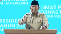 Presiden Prabowo Subianto di acara Rakornas Pemerintah Pusat dan Daerah Tahun 2026 di Sentul, Bogor, Jawa Barat, Senin, 2/2/2026 | YouTube Sekretariat Presiden