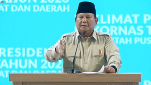 Presiden Prabowo Subianto di acara Rakornas Pemerintah Pusat dan Daerah Tahun 2026 di Sentul, Bogor, Jawa Barat, Senin, 2/2/2026 | YouTube Sekretariat Presiden