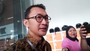 Juru Bicara KPK Budi Prasetyo di Gedung KPK, Jakarta, Selasa, 10/2/2026 | Muhammad Reza/Forum Keadilan