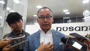 Wakil Ketua Umum PAN Eddy Soeparno, di Kompleks Parlemen, Senayan, Jakarta | Novia Suhari/Forum Keadilan