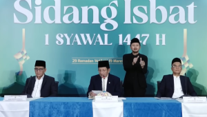 Konferensi Pers Hasil Sidang Isbat yang digelar pada Kamis, 19 Maret 2026. | YouTube Kementerian Agama