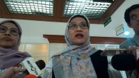 Komisioner Komisi Perlindungan Anak Indonesia (KPAI) Diyah Puspita Rini di Kompleks Parlemen, Senayan, Jakarta, Senin, 2/3/2026 | Novia Suhari/Forum Keadilan