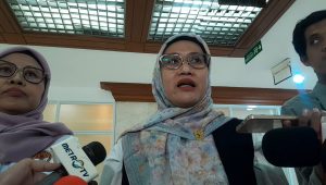 Komisioner Komisi Perlindungan Anak Indonesia (KPAI) Diyah Puspita Rini di Kompleks Parlemen, Senayan, Jakarta, Senin, 2/3/2026 | Novia Suhari/Forum Keadilan